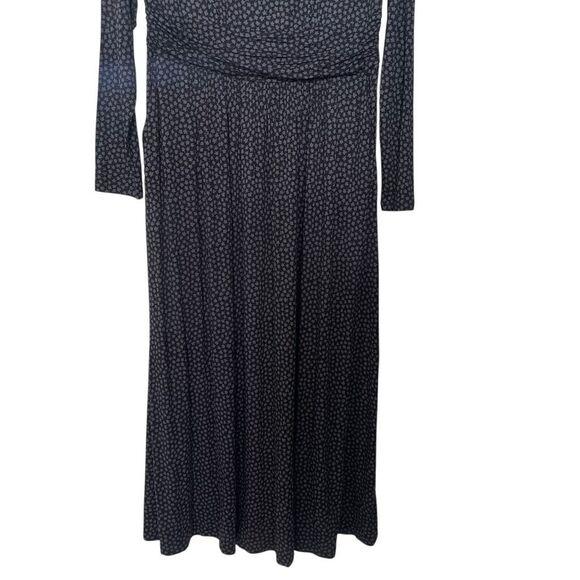 New Boden Abigail Jersey Maxi Midi Dress Sz 12 Long 12L Long Sleeve - Picture 5 of 6
